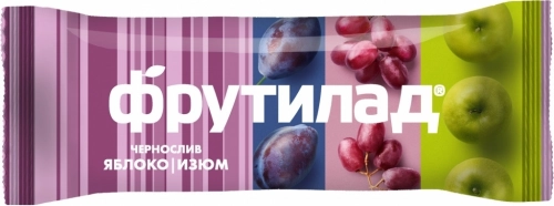 Батончик Фрутилад чернослив, яблоко и изюм