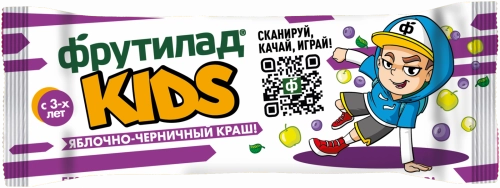 Батончик Фрутилад Kids яблочно-черничный краш (от 3-х лет)