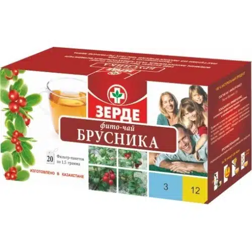 Брусника чай