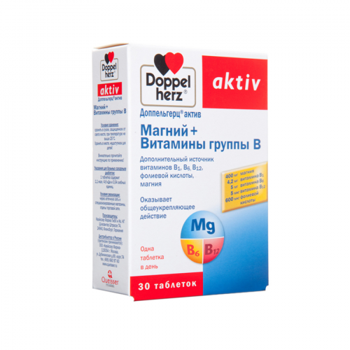Доппельгерц Витал Магний + Витамины группы В