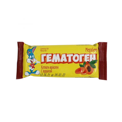 Гематоген с курагой