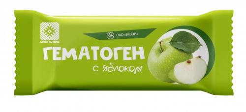 Гематоген с яблоком
