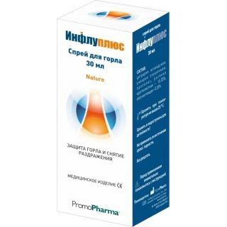 Инфлуплюс спрей для горла