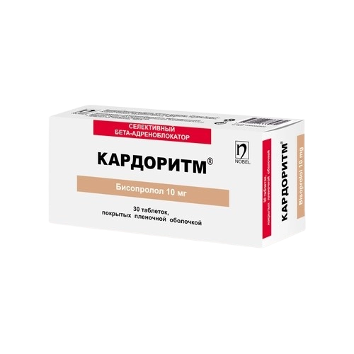 Кардоритм 10 мг 30 таблеток