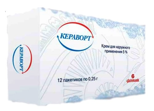 Кераворт крем 5% 12 пакетиков по 0,25 г