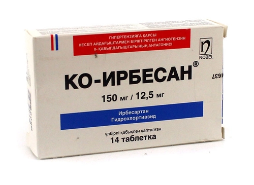 Ко Ирбесан 150 мг/12,5 мг 14 таблеток