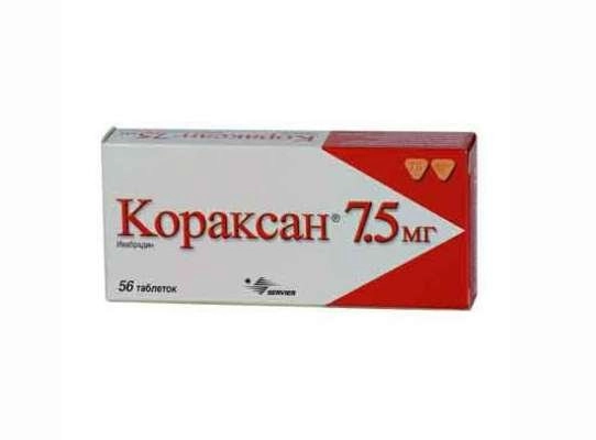 Кораксан 7,5 мг 56 таблеток