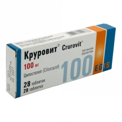 Круровит 100 мг цилостазол 28 таблеток