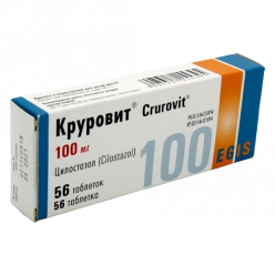 Круровит 100 мг цилостазол 56 таблеток