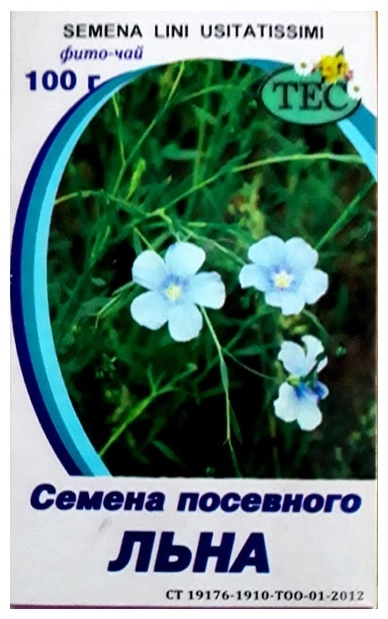 Семена посевного льна фито-чай 100 г