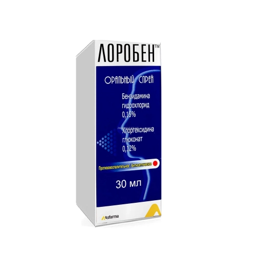 Лоробен оральный спрей 30 мл