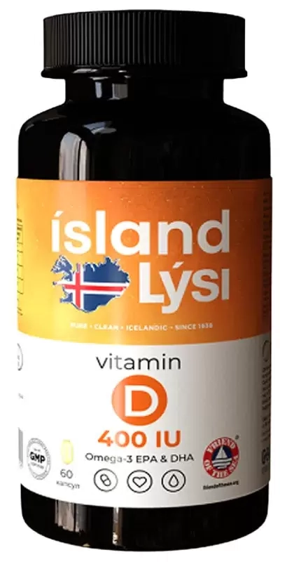 Lysi Омега-3 с витамином D 400 ME