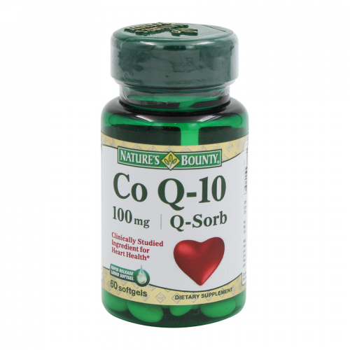 NATURES BOUNTY Капсулы Коэнзим Q10 100мг 60 драже