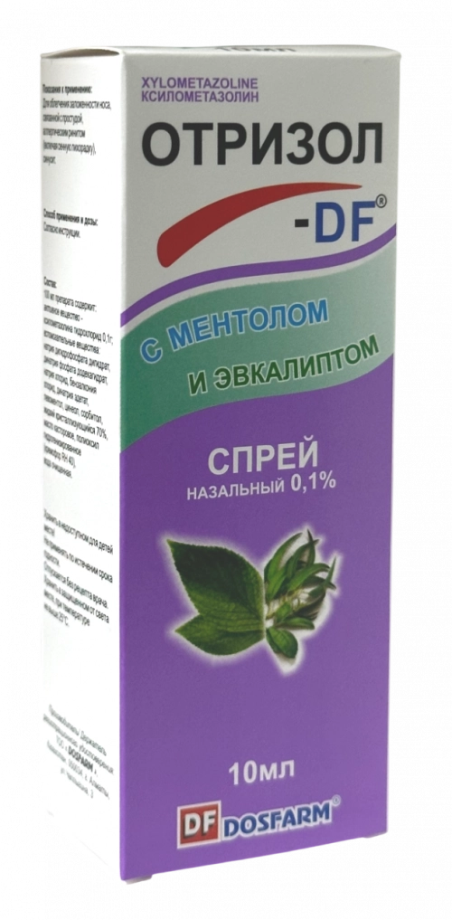 Отризол-DF с ментолом и эвкалиптом