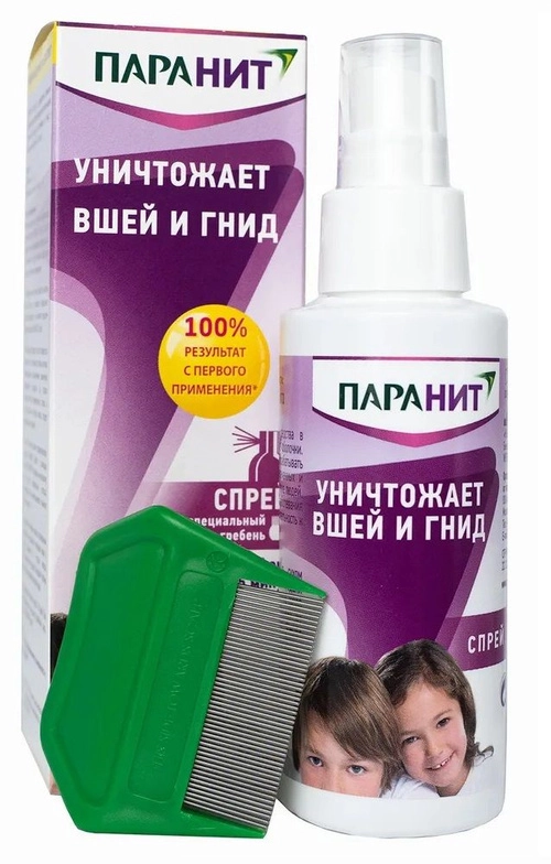 Паранит спрей + гребень