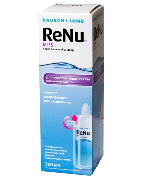 Раствор для контактных линз РеНю МПС Renu MPS
