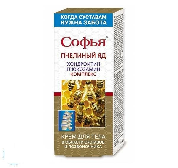 Софья для тела Пчелиный яд Хондроитин глюкозамин комплекс