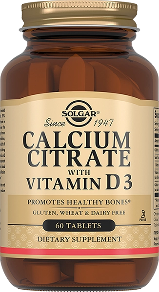 Solgar Цитрат кальция с витамином D3