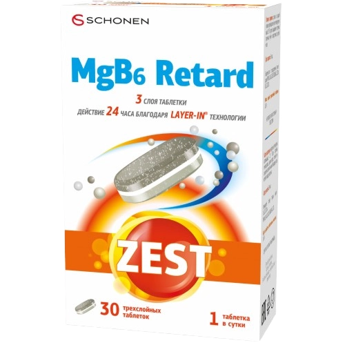 Зест Магний B6 Ретард