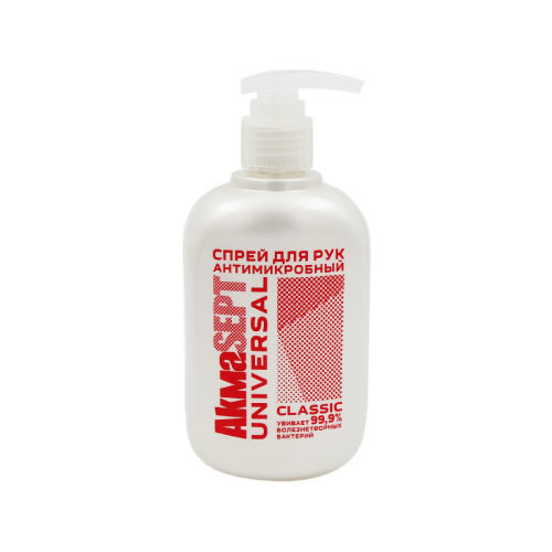 AKMASEPT UNIVERSAL Спрей для рук антимикробный Classic 250л