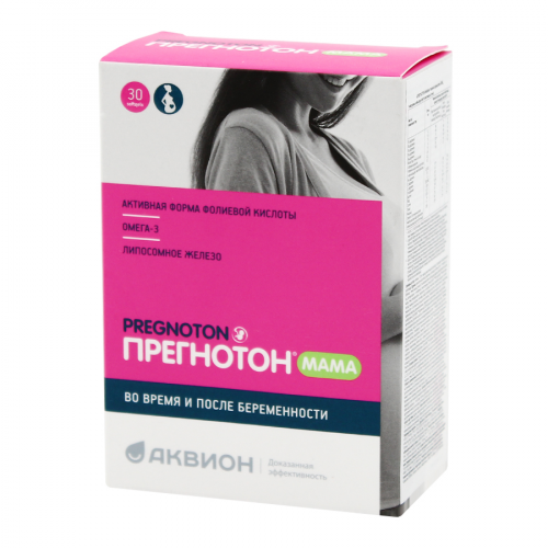 АКВИОН PREGNOTON Прегнотон Мама 30 капсул