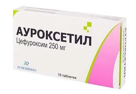 Ауроксетил 250 мг цефуроксим 10 таблеток