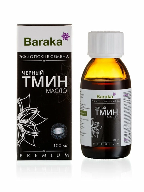 Барака Масло черного тмина Эфиопские семена 100 мл