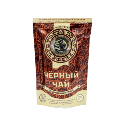 BLACK DRAGON Чай Черный крупнолистовой, 100гр.