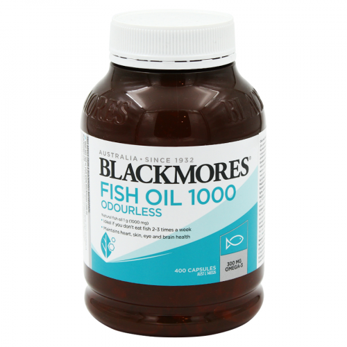 BLACKMORES Капсулы Рыбий жир Odourless Fish Oil 400шт