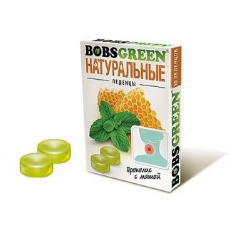 БобсГрин BobsGreen прополис с мятой