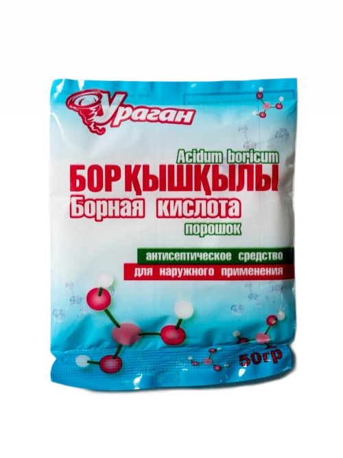 Борная кислота Ураган порошок 50 г