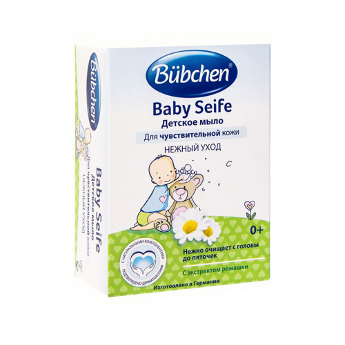 BUBCHEN Мыло детское с ромашкой, 125гр