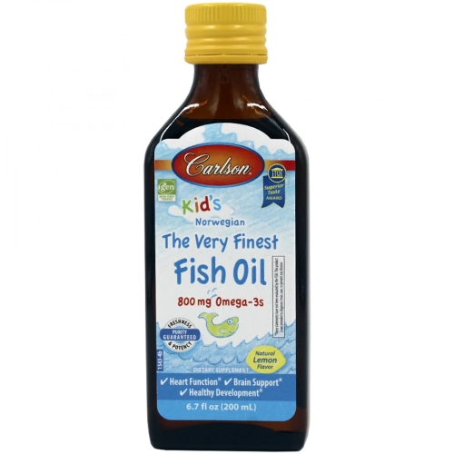 Carlson Kids The Very Finest Fish Oil Лимон 800 мг