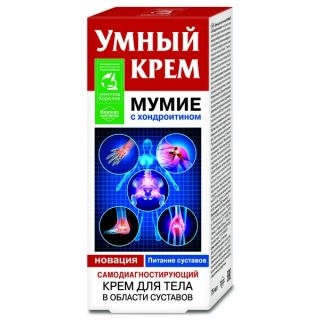 Дикуля Умный Крем Мумие с хондроитином для суставов