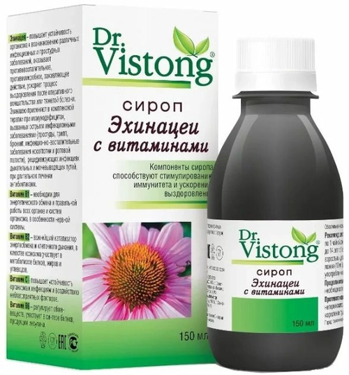 Эхинацеи сироп с витаминами Dr.Vistong
