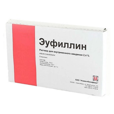Эуфиллин 2,4%