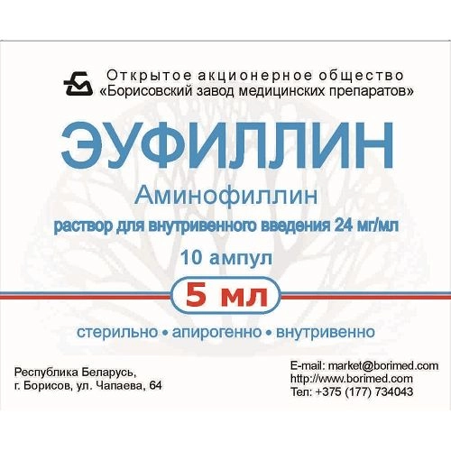 Эуфиллин 2,4%