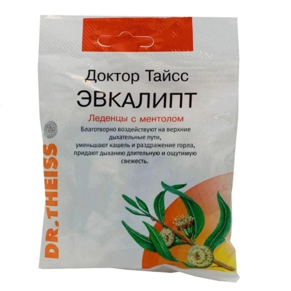Эвкалипт co вкуcoм Ментола Доктор Тайсс