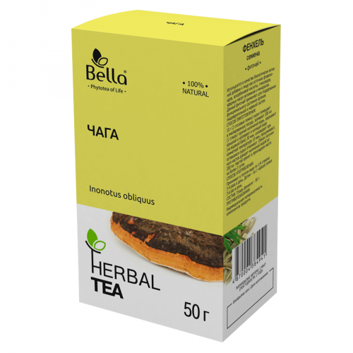 ФИТО-ЧАЙ БЕЛЛА Чага (Березовый гриб) 50гр
