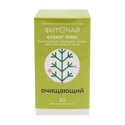 GLORYON Фиточай Атлант Плюс 30 пакетиков
