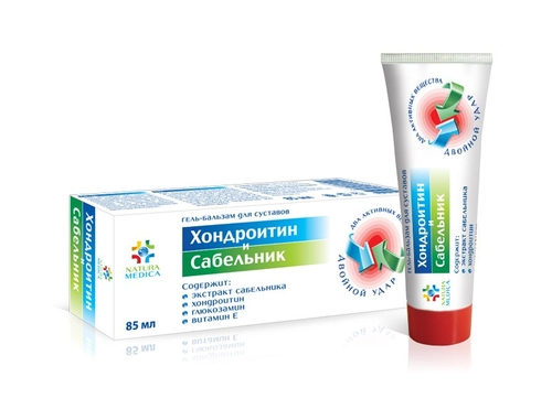 Хондроитин и сабельник Natura Medica для суставов