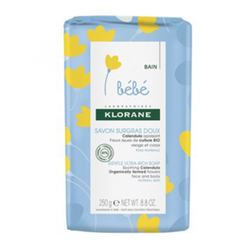 KLORANE BEBE Мыло мягкое ультрапитательное 250гр