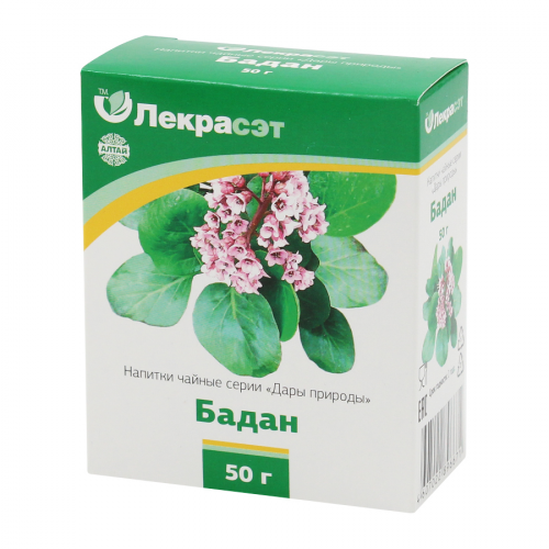 ЛЕКРА-СЭТ Бадан корневища 50гр