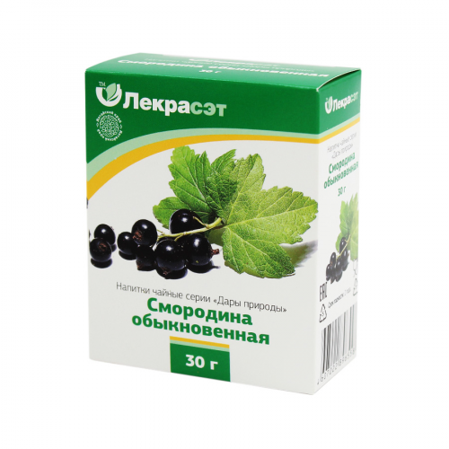 ЛЕКРА-СЭТ Смородина измельченная листья 30 гр