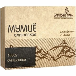 Мумие Алтайское очищенное Алтайские травы