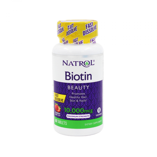 NATROL Биотин 10,000 мкг 60шт