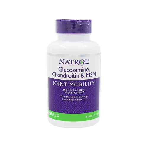 NATROL Глюкозамин, хондроитин МСМ, 90шт.,