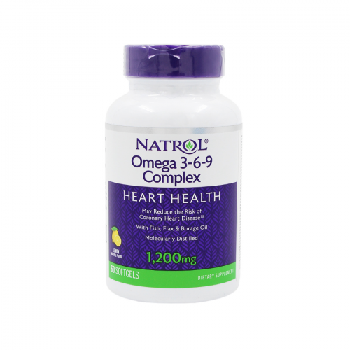NATROL Комплекс жирных кислот омега 3-6-9 60 капс,
