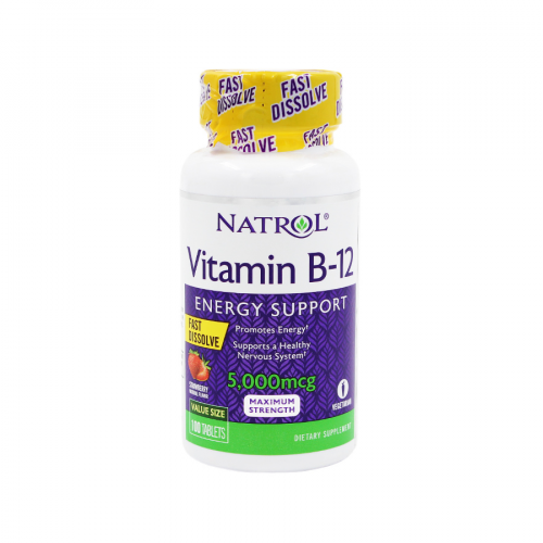 NATROL Витамин В-12 5000мг 100шт