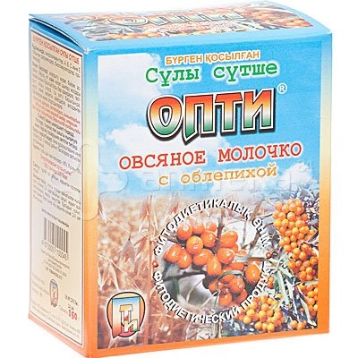 ОПТИ Овсяное молочко с облепихой